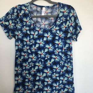 Lularoe floral Classic tee